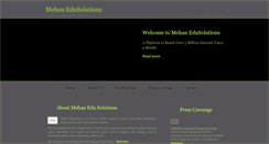 Desktop Screenshot of mehanedusolutions.com